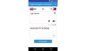 Filipino English Translator for Android - Download the APK from Habererciyes